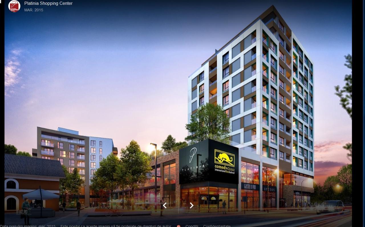 Hotel Platinia Cluj-Napoca Exterior foto The proposed shopping centre